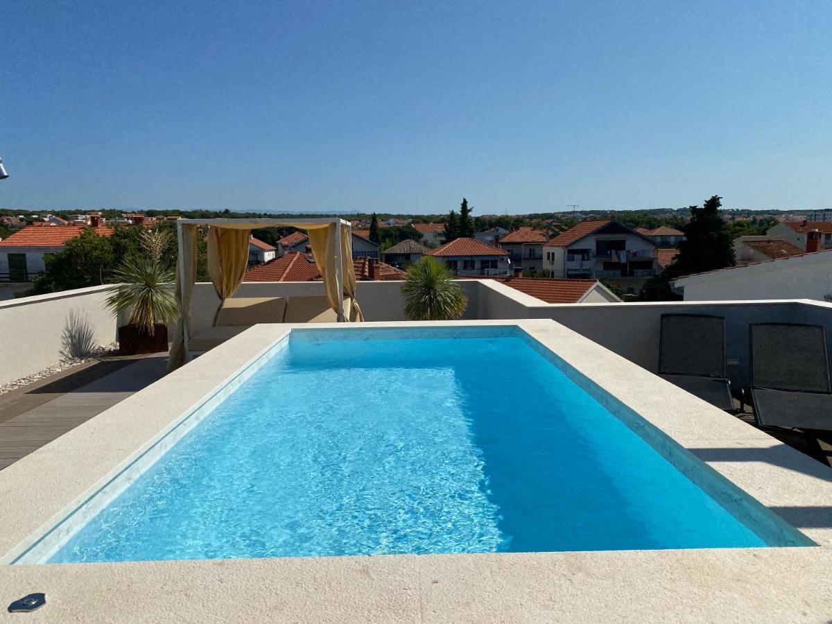 Shell Sky Luxury Penthouse With Private Pool Apartment Zadar Ngoại thất bức ảnh