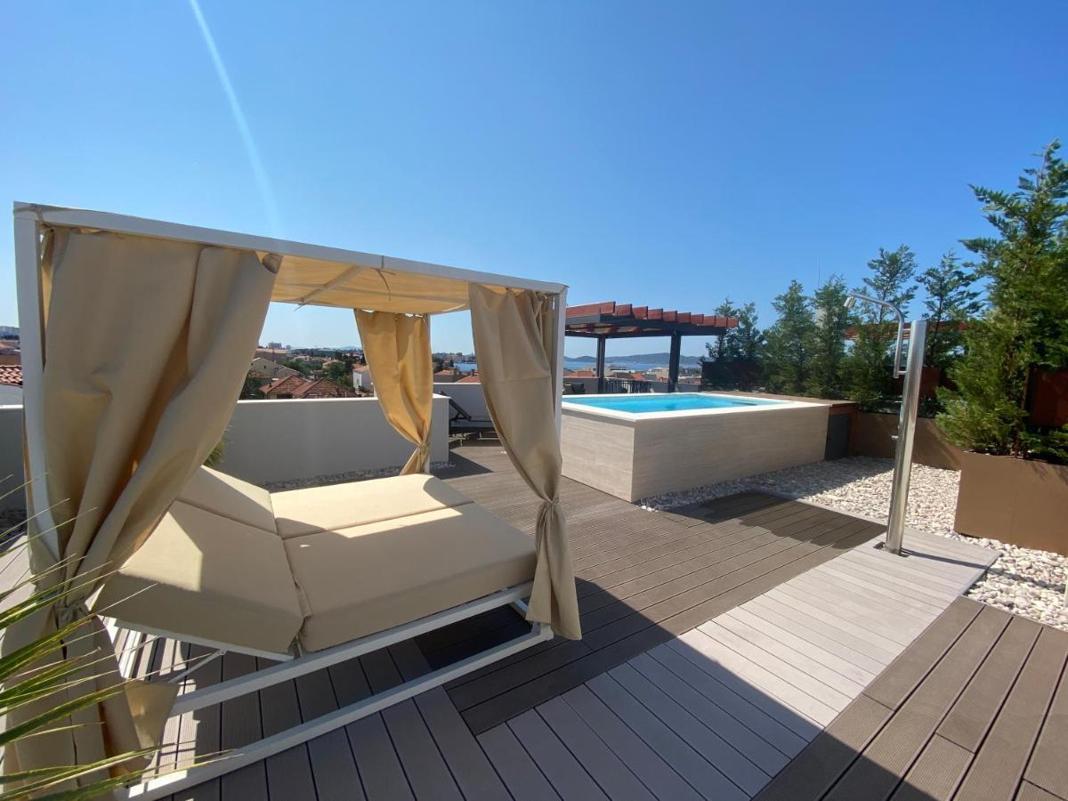 Shell Sky Luxury Penthouse With Private Pool Apartment Zadar Ngoại thất bức ảnh