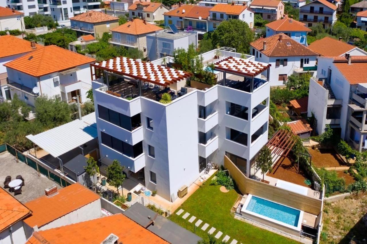 Shell Sky Luxury Penthouse With Private Pool Apartment Zadar Ngoại thất bức ảnh