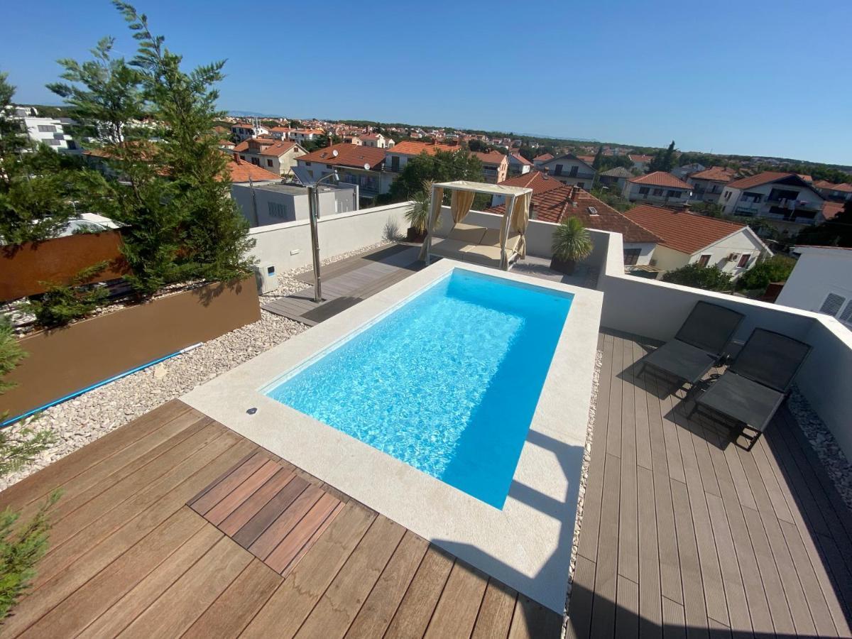 Shell Sky Luxury Penthouse With Private Pool Apartment Zadar Ngoại thất bức ảnh