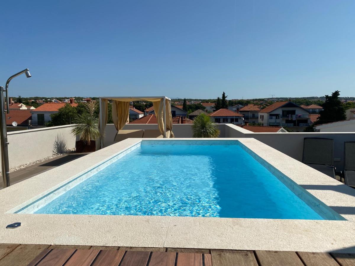 Shell Sky Luxury Penthouse With Private Pool Apartment Zadar Ngoại thất bức ảnh