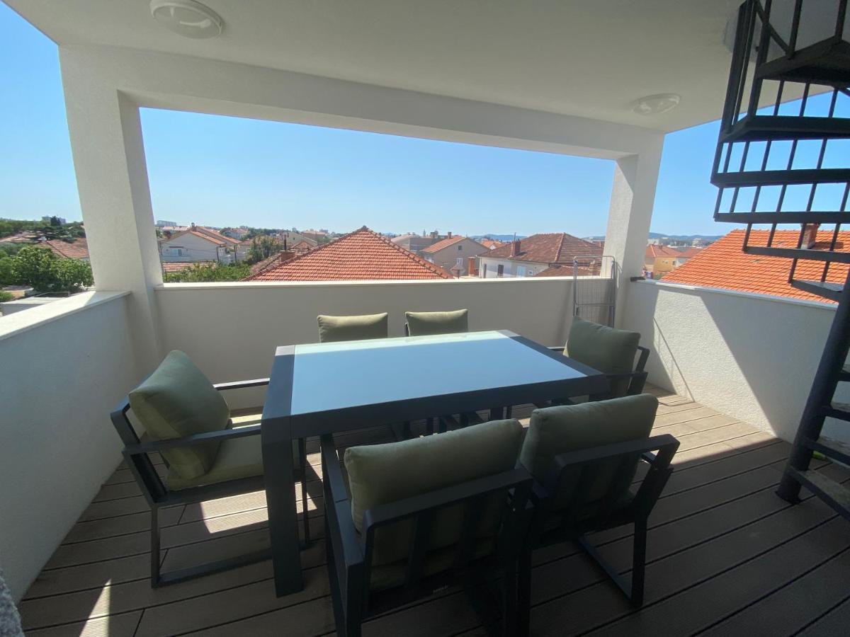 Shell Sky Luxury Penthouse With Private Pool Apartment Zadar Ngoại thất bức ảnh